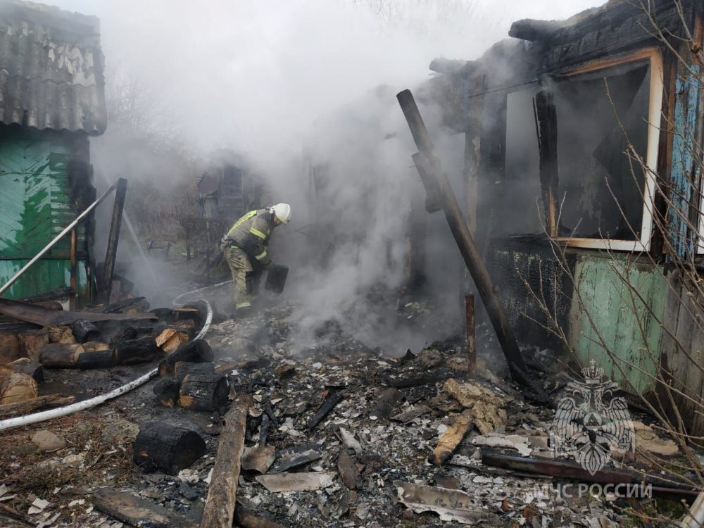 В Апшеронском районе сгорел жилой дом