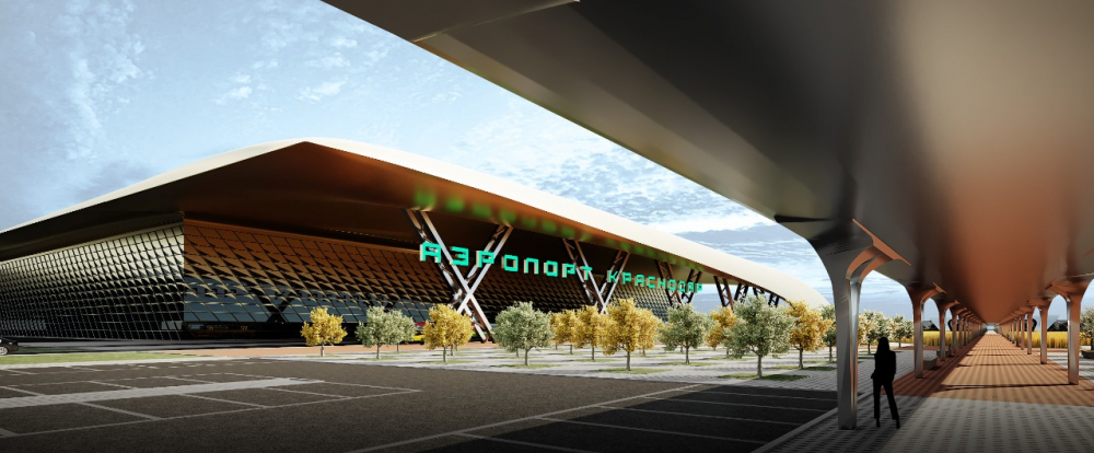 10 млн человек в год: новый терминал аэропорта Краснодара начнут строить осенью