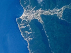 Космонавт показал вид на курортное село в Краснодарском крае