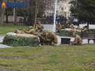 В центре Краснодара прогремели звуки стрельбы и взрывов