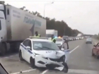 Полицейские на авто попали в массовое ДТП под Краснодаром
