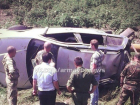 В Армавире перевернулась  машина со спецназовцами и врезалась в газопровод