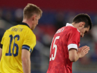 Перекладина, рикошет и гол престижа: сборная России проиграла Швеции в товарищеском матче 