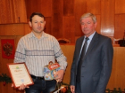 Житель Кубани получил награду за спасение рыбаков
