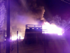В Краснодаре среди ночи сгорел скейт-парк на "Затоне"
