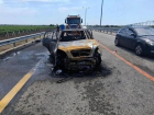 Шесть машин попали в жесткий замес на трассе Краснодарского края 