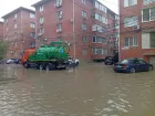 Из-за затоплений закрыли проезд по улице Московской в Краснодаре