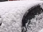 В Краснодарском крае выпал снег
