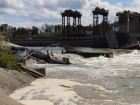 Появилось видео крушения Федоровского гидроузла под Краснодаром