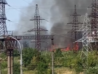 Чёрные клубы дыма заволокли город: в Краснодаре большой пожар в промзоне
