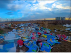 Очередную жуткую свалку сняли на видео с высоты в Краснодаре