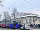Шесть трамваев встали из-за ДТП в Краснодаре 