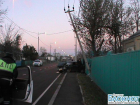 В Краснодарском крае пьяная женщина въехала в опору линии электропередачи 