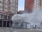 В Краснодаре на улице Восточно-Кругликовской загорелся дизельный генератор