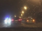 "Сложились гармошкой": восемь автомобилей столкнулись на въезде в Краснодар