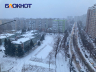 На Краснодарский край обрушились снегопад и ураган
