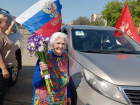 В Краснодаре 300 человек вместе с ветераном приняли участие в автопробеге к 9 Мая