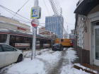 В центре Краснодара встало движение трамваев