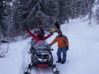Зимние туристские маршруты на снегоходах открылись в горах Сочи