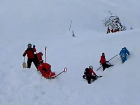 В Сочи спасли сноубордиста, угодившего под лавину
