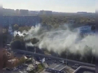  Стрельбу и густой дым у лётного училища Краснодара сняли на видео