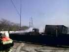  Пожар на АЗС под Новороссийском вспыхнул из-за столкновения грузовика с цистерной с газом 