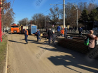 Из-за нового провала грунта в Краснодаре встали трамваи 