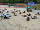 Волейболисты Краснодара устроили флешмоб в честь символа симуляции Неймара