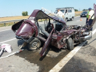Два человека чудом выжили в жуткой аварии в Кореновском районе 