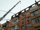 Сгоревший дом в Краснодаре начали восстанавливать