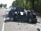  На Кубани погибла женщина-водитель «Хендай», влетевшая в «МАН»