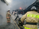 На Кубани произошел крупный пожар в производственном цехе