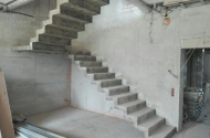 Изготовление бетонных монолитных лестниц.Компания «Монолит-ЮФО» - 