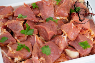 Хамон, свежее мясо свинины, говядины, мясные деликатесы - 