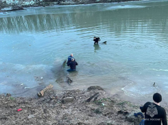 В Краснодарском крае спасли провалившуюся под лёд на реке девочку