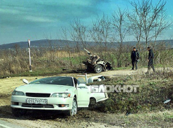 «Тойоту» разорвало на две части в ДТП под Анапой