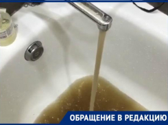 На воду кофейного цвета из-под крана пожаловался житель Фестивального микрорайона Краснодара