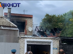 Пожар в частном доме привёл к пробкам в центре Краснодара