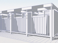 В Краснодаре разработали проект новых ограждений для мусорных контейнеров 