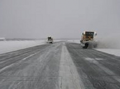  Международный аэропорт Краснодара завалило снегом