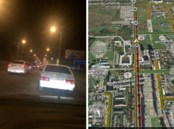  Ночью центральная магистраль Краснодара «встала» в огромной пробке 