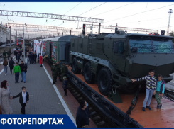 Тематический поезд Минобороны собрал аншлаг в Краснодаре