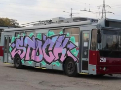 Стало известно, кто разрисовал троллейбус в Краснодаре 