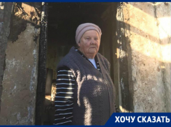70-летняя жительница Кубани осталась без крыши над головой из-за ночного пожара