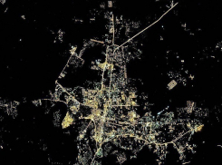 Космонавт Рязанский опубликовал снимок Краснодара, сделанный с борта МКС