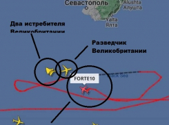 Два истребителя и два разведчика НАТО засекли над Черным морем