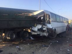 На Кубани разбились насмерть четыре человека в ДТП с участием автобуса, легковушки и грузовиков