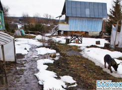 В Краснодарском крае пошел снег