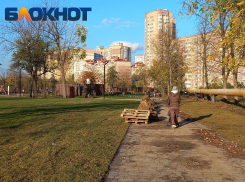 Мэрия Краснодара оправдалась за недоделки на Николаевском бульваре дождём