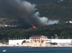 Лесной пожар площадью 0,9 га произошел под Геленджиком 